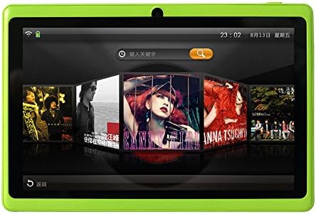YUNTAB 7 inch Android Tablet, Quad Core CPU, with WiFi, 1024x600 HD Touch Screen, Pre-Loaded Google Play Store & Games, Dual Camera(Black)