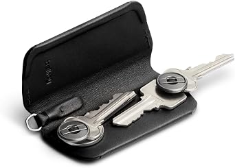 Bellroy Key Cover Plus Third Edition (Leather Key Holder, Holds 4 8 Keys) - Black