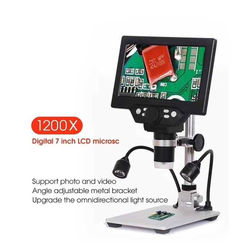 Amazon.co.jp: ラボ用顕微鏡アクセサリー G1200 デジタル顕微鏡 1200X