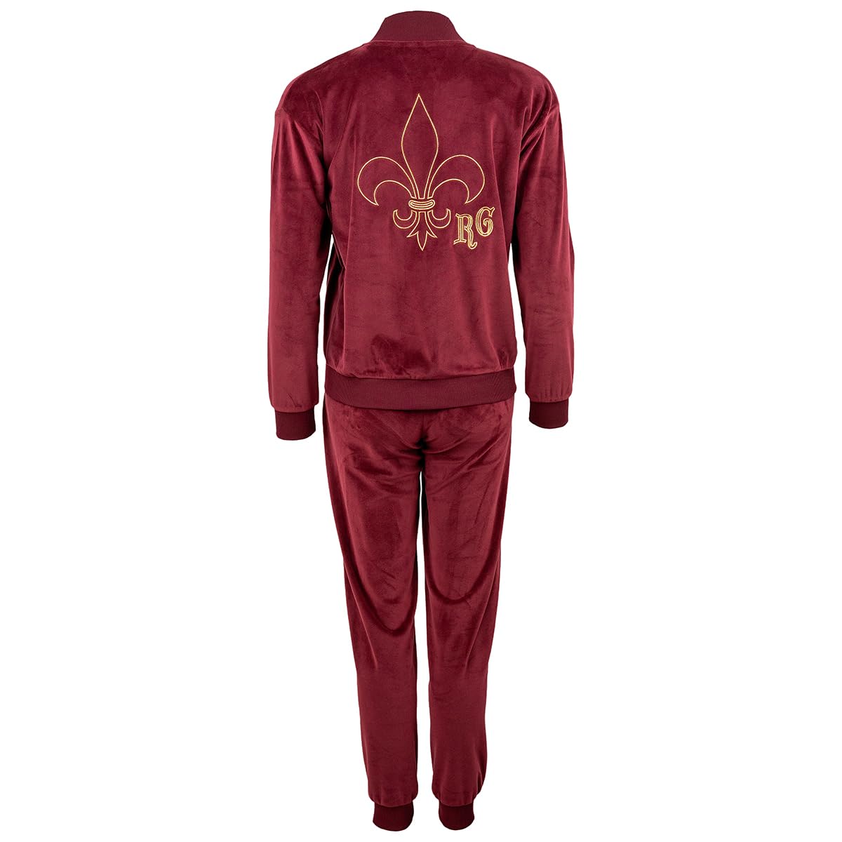 Roberto Geissini Damen Tracksuit Velvet – Edles Samt-Set aus Jacke und Hose