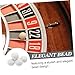 TOYANDONA 5pcs Roulette Ball Game Beads Wheel Beads for Poker Game Table Wheel Enhance Your Gaming Experience