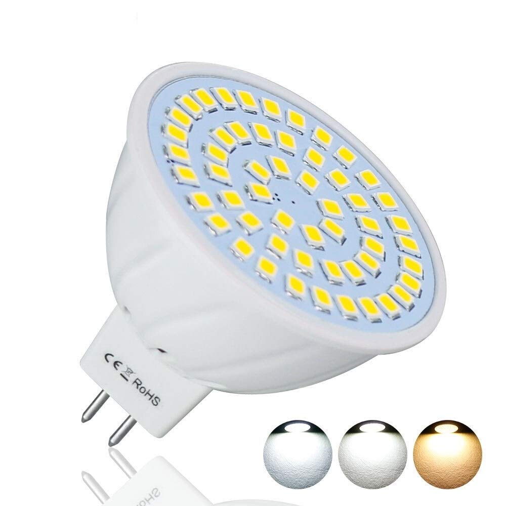 Luces de bajo Voltaje, 6 Unidades/Lote, 12 V, MR16, Foco, 4 W, 6 W, 8 W, SMD 2835, Bombilla LED de bajo Consumo de Alto Brillo para Cocina, Dormitorio, iluminación del hogar.