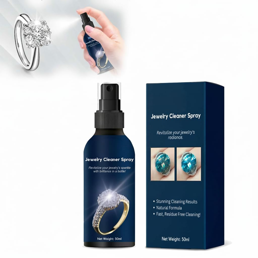 KASTWAVE Gem and Jewelry Cleaner, Jewelry Cleaner Spray, Anti Tarnish Jewelry Cleaner, Watch Rust Anti-Tarnish Spray, Restores Shine and Brilliance to Gold Diamond Platinum Jewelry and Precious Stones