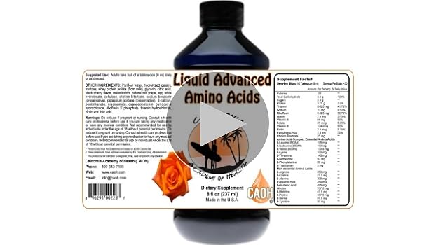 Amazon.com: Liquid Advanced Amino Acids 8 oz from CAOH