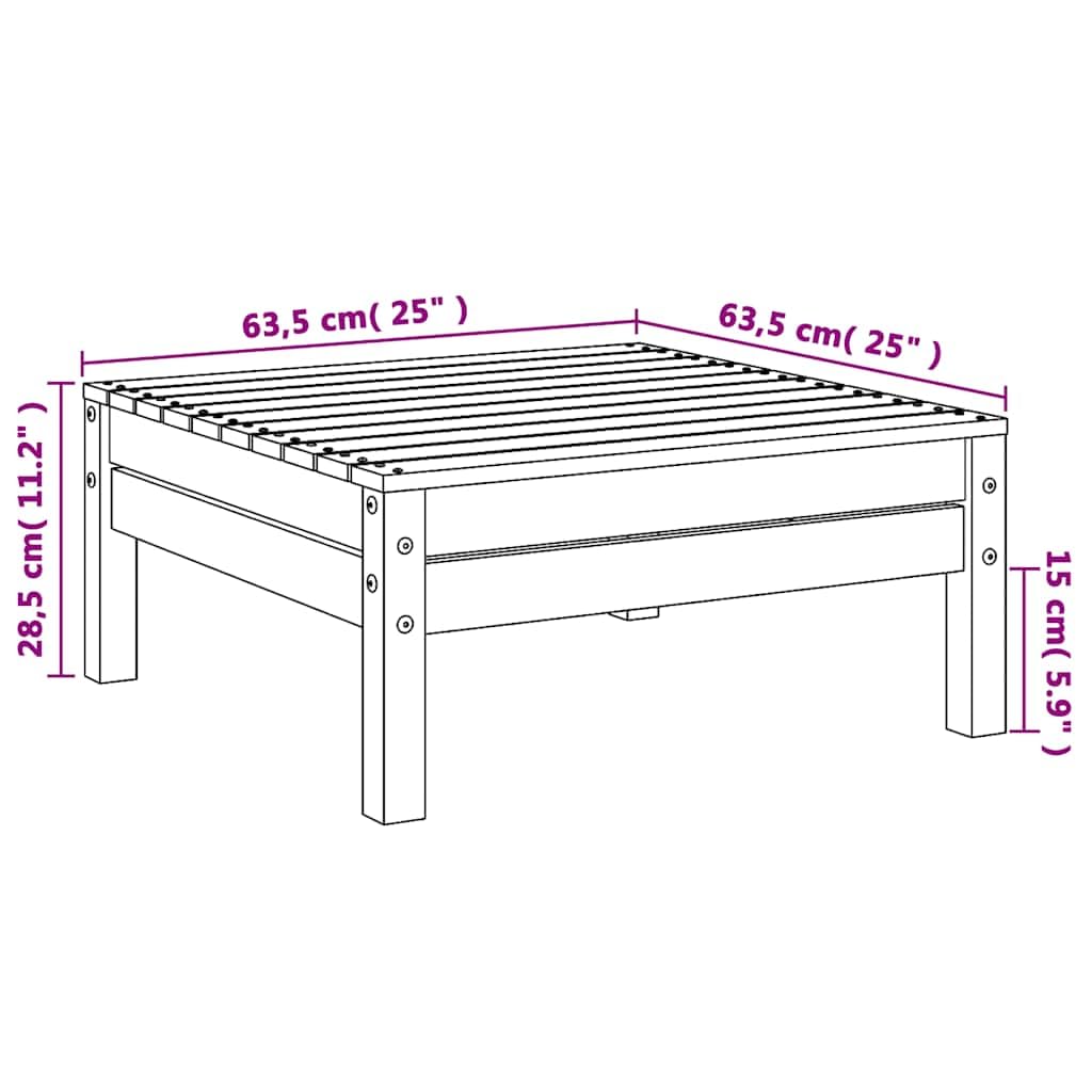 Fengshui Taboret ogrodowy z litego drewna daglezji Outdoor