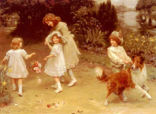 Peinture à l'huile sur toile unique signée par des maîtres académiques