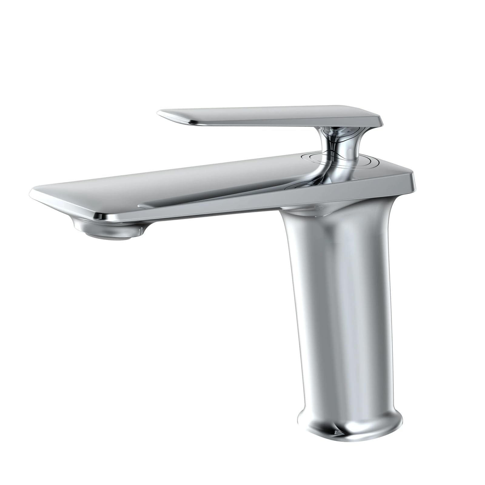 JRUIA Retro Zirconium Gold + White Kitchen Faucet, Water Saving Basin Faucet, Ceramic Valve Insert, Cold Hot Water Supply