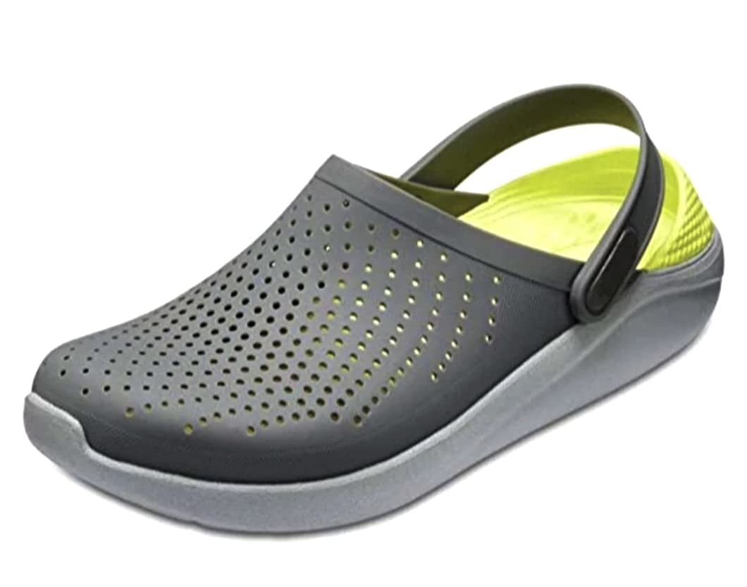 TRYME Flipflop Clogs for Mens Vibrant Clogs and Mules Deisgn on Top Lightweight Clogs Slip On Flip Flop