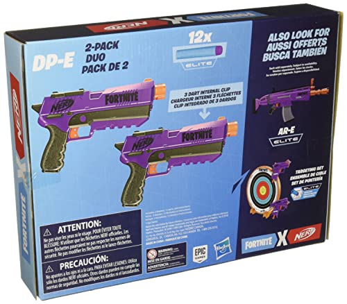 Nerf Fortnite Dp-E Dart Blaster 2 Pack #TOP1