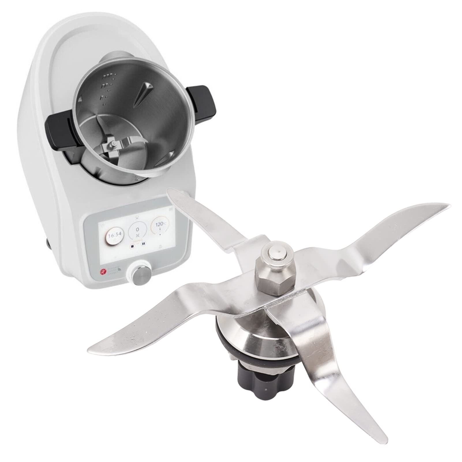 Mixer Klinge Ersatz Für Monsieur Cuisine - 4 Blatt Edelstahl Für Perfektes Mixen