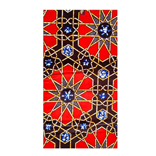 MAYNOWAX Coupon Pagne Tissu Wax Africain 100% coton 2 yards soit 180x120cm