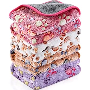 4 Pcs Waterproof Guinea Pig Blanket...