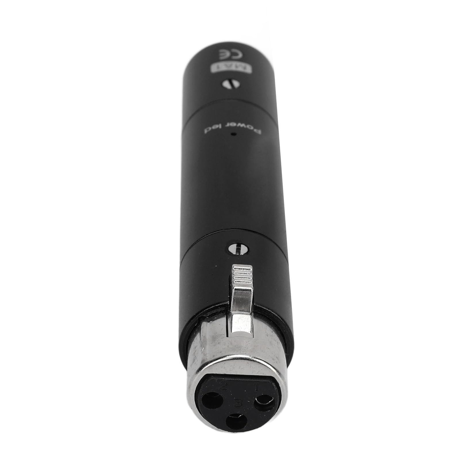 Préamplificateur de microphone professionnel en ligne, gain élevé 28 dB, amplification sans perte, amplificateur de microphone actif, préampli pour diffusion en direct, (Noir)