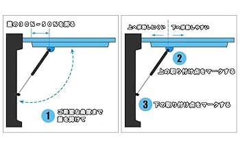 Amazon | X AUTOHAUX ガススプリング ガスダンパー ダンパー