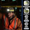 BRIGHT STAR Vision LED Headlamp Intrinsically Safe HandsFree Safety Headlight, MultiMode LED, IPX4 WaterResistant, 120+ Hour Runtime, Batteries Included