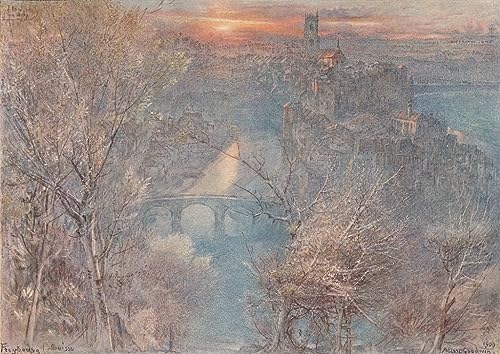 Impression sur toile Fribourg Suisse Goodwin art mural poétique pour grand salon