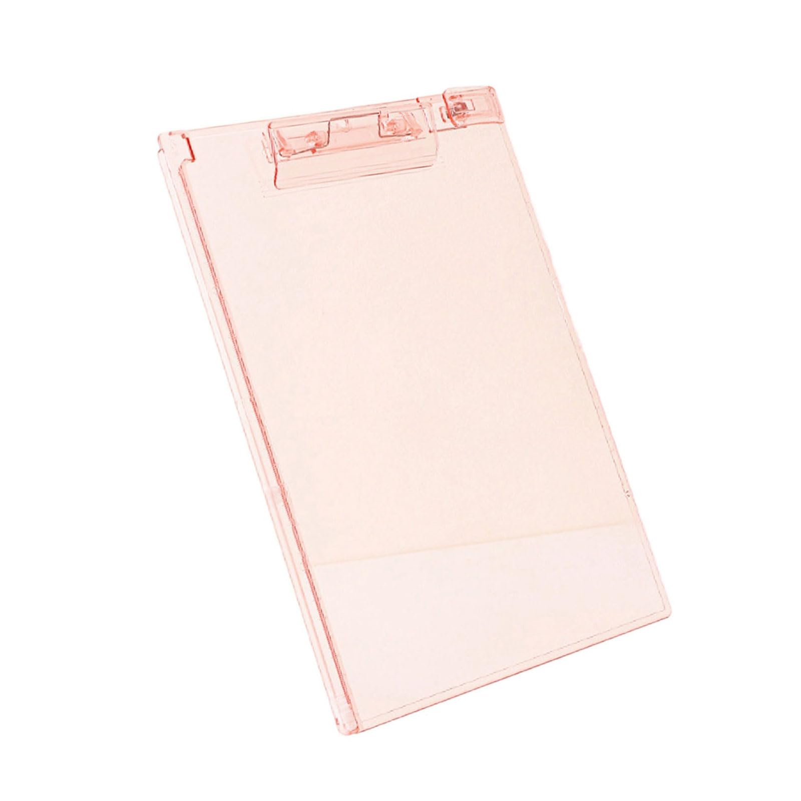 Yrohgkpn A Clear Crylic Clipboard With Pen Clip Nd Measuring Ruler 12.8X9inch Standing Up Clipboard Conference Writing Board Hanging With Hook