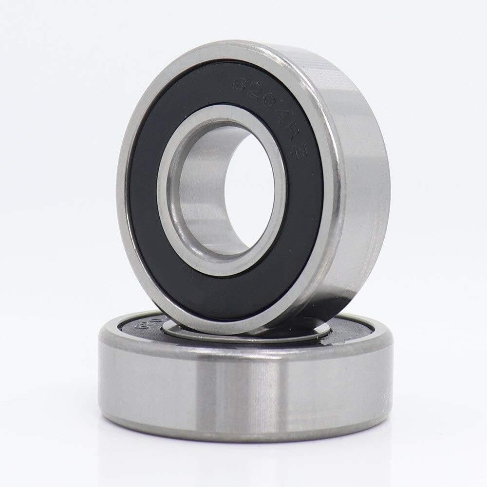 Gqnblvhzupdm One Color Industrial Shaft Bearings, 6204Rs Bearing Abec-3 Deep Groove Ball 20X47x14mm 6204-2Rs Bearings 6204Rz 180204 Rz Rs