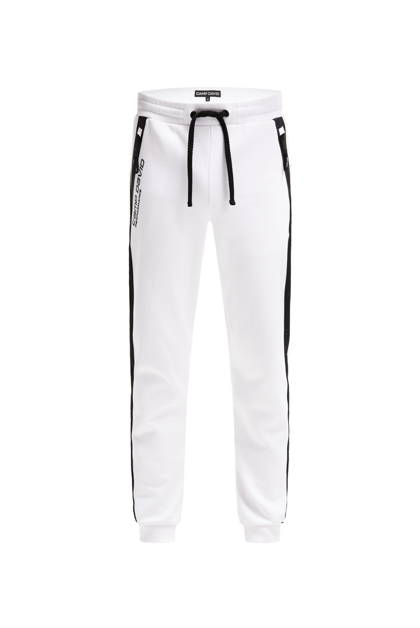 Camp David Herren Jogginghose aus Interlock mit Seitentapes