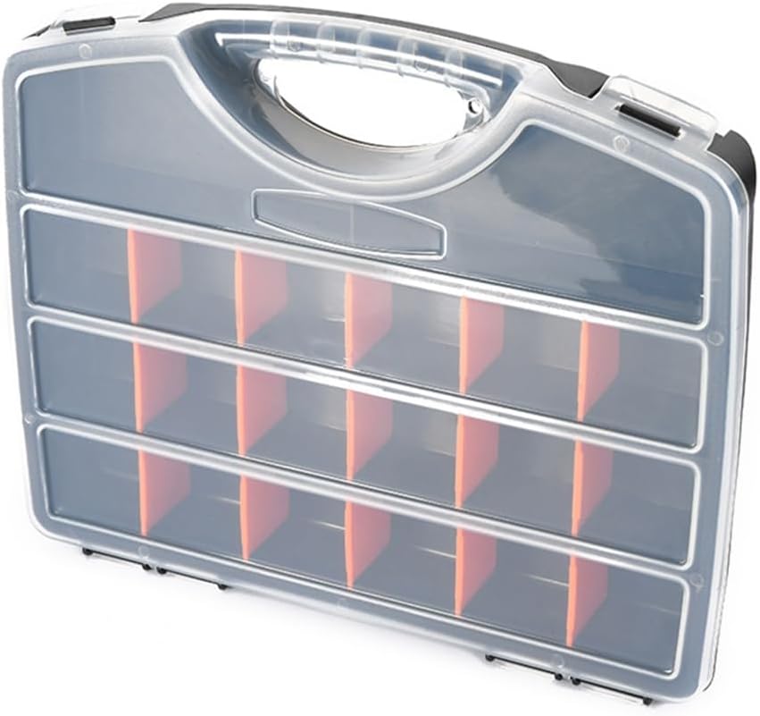 Screw Organizers Hardware Organizer Box with Compartment Bolt Organizer Dividers Storage Containers for Garage Tool