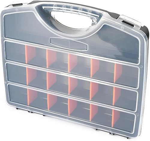 Screw Organizers Hardware Organizer Box with Compartment Bolt Organizer Dividers Storage Containers for Garage Tool