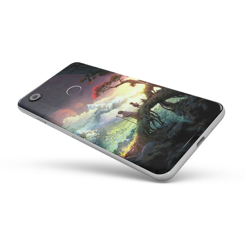 Image of FCS Printed Designer Vinyl Mobile Back Skin Sticker for Motorola Moto G Play (2024) | Protects Against Dust, Precision-Fit, Vinyl, Bubble-Free Installation- (DZ-92)