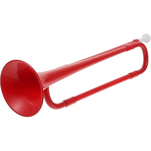 Generic B- Flat Trumpet Bb Trumpet Plastic Trumpet Instrument for Children Student Beginner