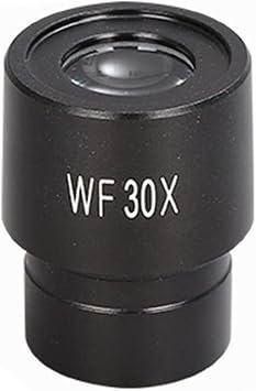 Microscope Kit with 2X, 3X, 10X, 16X, 20X, 30X, 50X Magnification, LED Light Source, Black Plastic Microscope Eyepieces