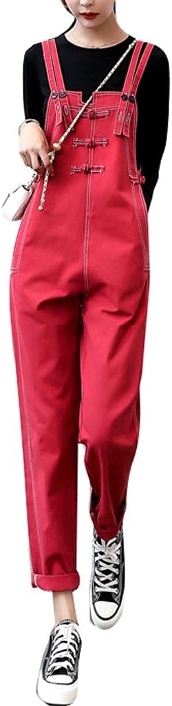 Red Jumpsuit Overalls 