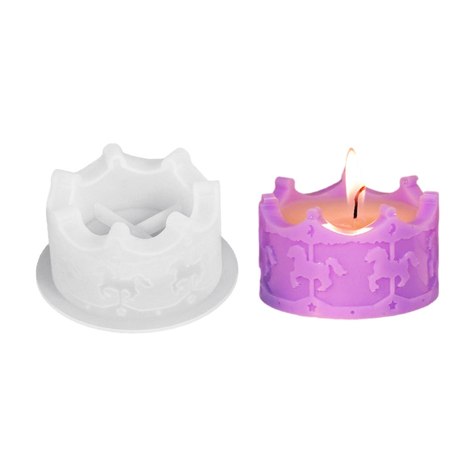 NEWFT Sturdy Silicone Scented Candle Ornament Mold For Making Creative Candle Cups And Functional Storage Containers