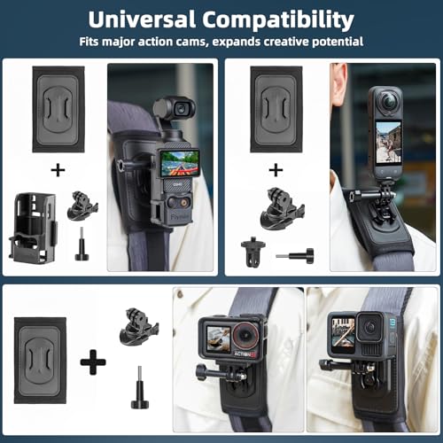 Support sac à dos Pocket 3 libérant les mains, sangle DJI Osmo Pocket - 2