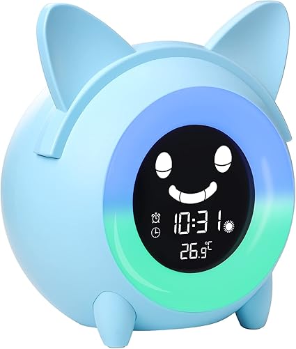 Amazon Co Jp Leweet 目覚まし時計 子供 めざまし時計 こども 人気 目覚ましライト アラーム おしゃれ 可愛い 子供やガールフレンドへの誕生日 クリスマスプレゼント ホーム キッチン