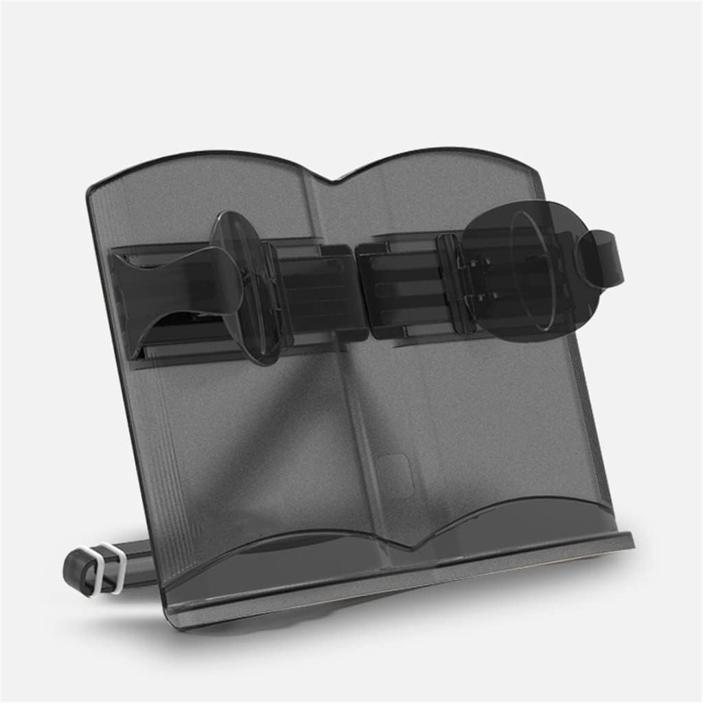 Reading Shelf Multifunctional Adjustable Portable Student(Transparent Blue)