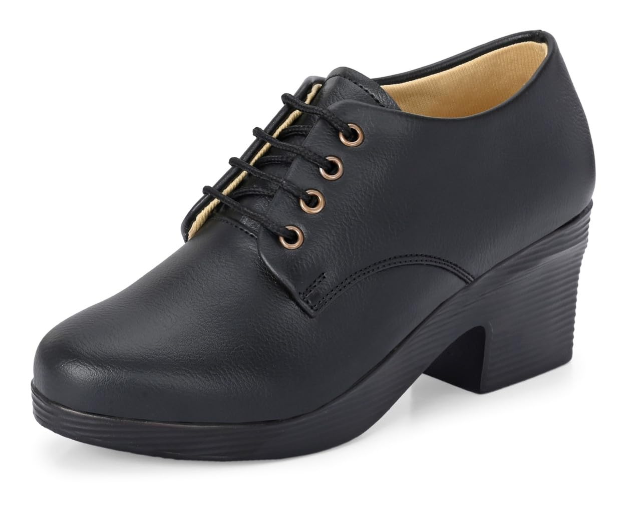 Women's Formal Shoes | Lace up for Women | Block Heel Derby Shoes