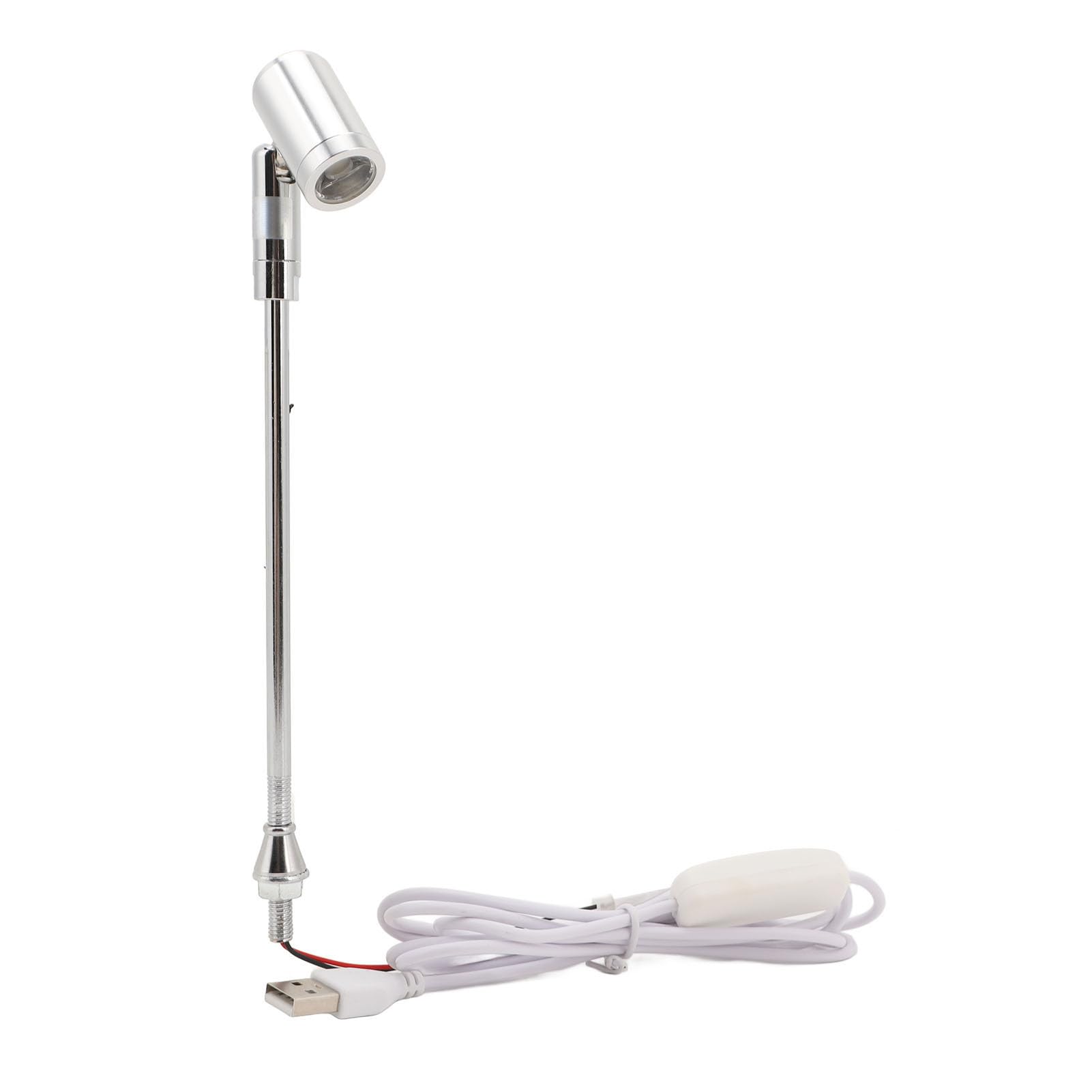 TOPINCN LED Mini Spotlights for Displays, USB Plug 5V Rechargeable Standing Display Spotlight, Rotatable 180 Degree Picture Light Indoor for Jewelry Display Cases Home Cabinet