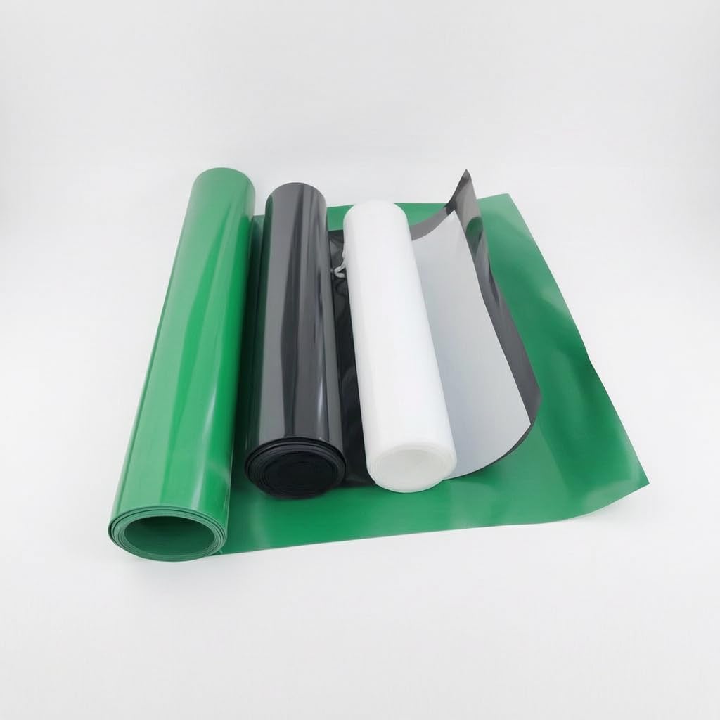 Bâche bassin étanche en plastique noir HDPE pour aménagement d'étang extérieur