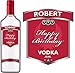 Price comparison product image Party People PERSONALISED VODKA BOTTLE LABEL - ANY NAME & MESSAGE