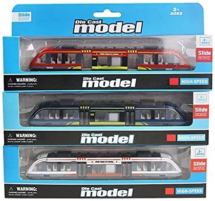 Trein Model Speelgoed Kinderen Educatief Speelgoed Simulatie Legering Trein Hogesnelheidstreinwagen Model(Blauw) - Image 8