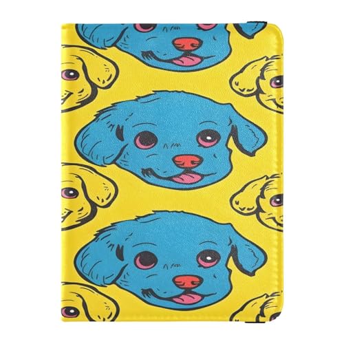 Porta passaporto portafoglio vaccino porta carte di credito pelle linea cucciolo cartone animato organizzatore documenti da viaggio Multi