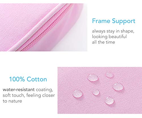 4pcs Cute Small Travel Sanitary Holder Girls Waterproof Cosmetic Jewelry Bags Lipsticks Electronics Makeup Organizers for Women, Multicolor3