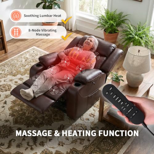 Image of EONIX Power Lift Recliner Chair for Seniors, 400 lb, Stand Assistance