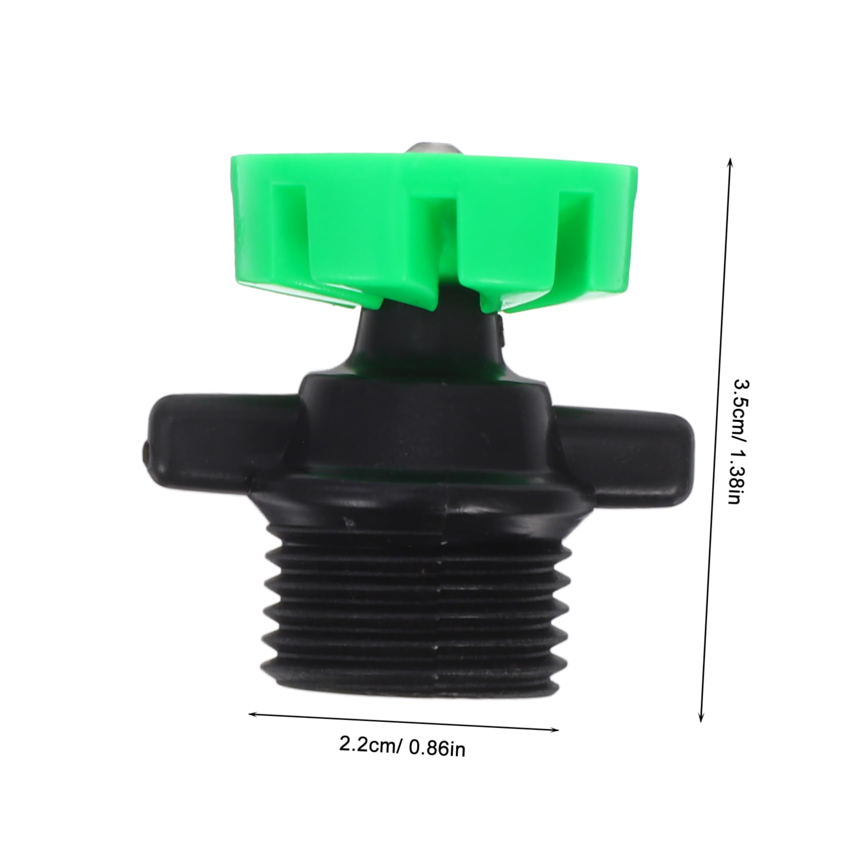 Holibanna 10pcs Automatic Rotating Sprinkler Heads 360° Garden Sprinklers Micro Nozzles for Even Watering