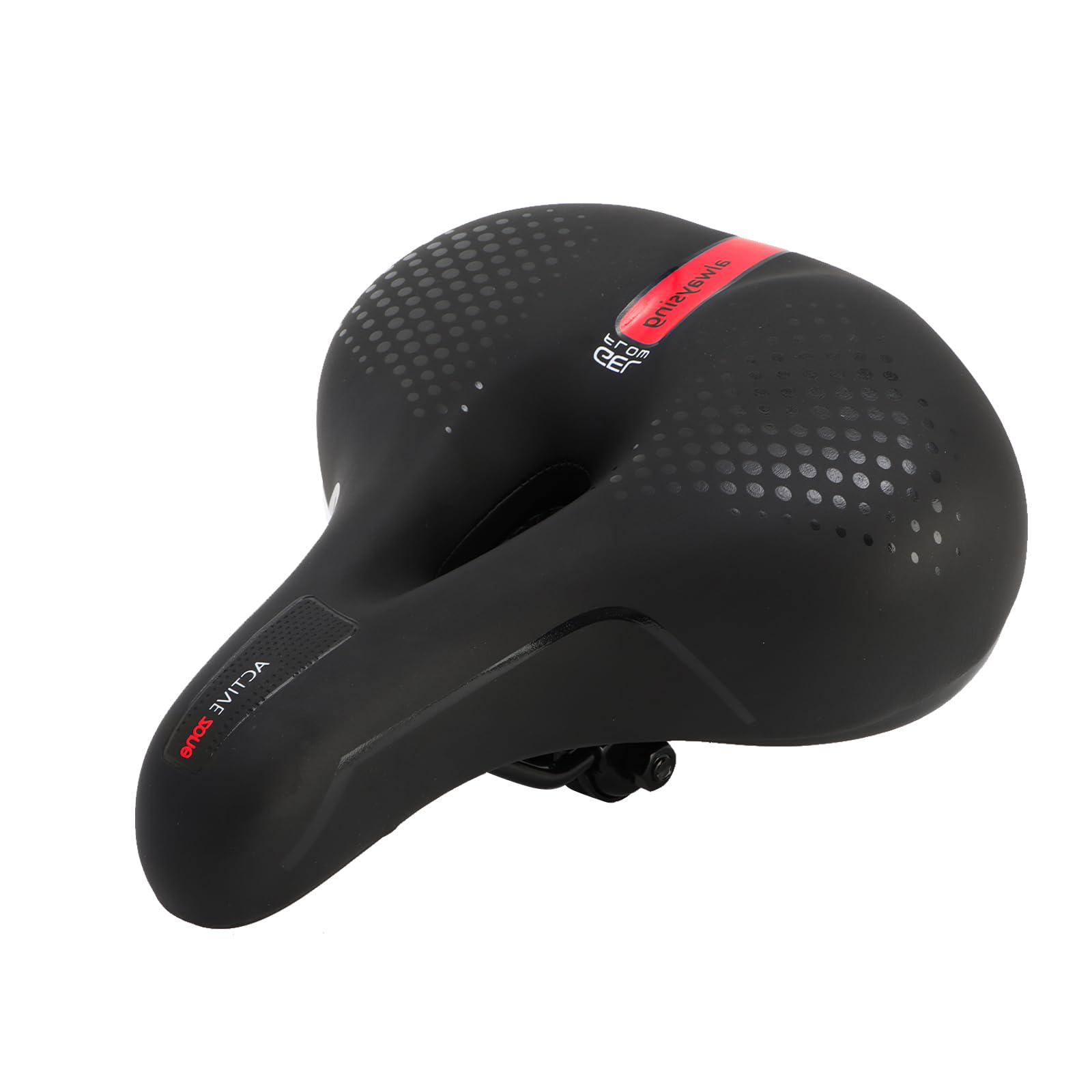 7VSTOHS Selle Vélo Gel Ergonomique – Creuse, Double Ressort, Réfléchissante – Pour Route/VTT/Ville