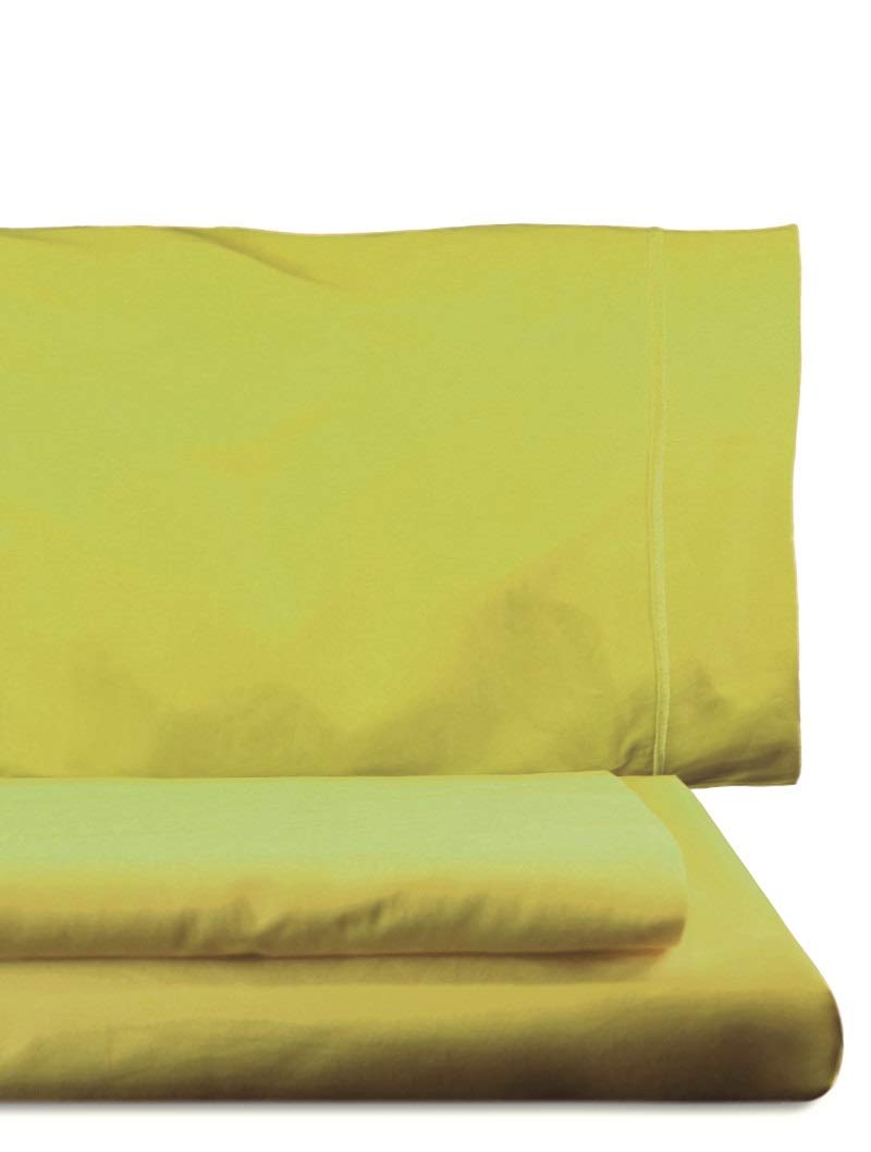 Lasa Royal - Set of duvet cover, 155 x 260 cm, fitted sheet, 90 x 200 cm, pillow case, 45 x 110 cm, lime color