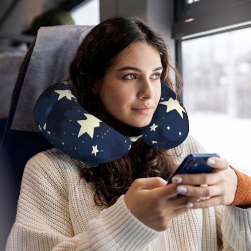Almohada de Viaje de Espuma Viscoelástica Negra miniatura 6