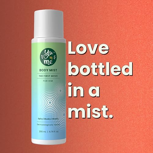 Image of Yu n Me The First Move Body Mist for Men | 200ml Long-Lasting Body Spray | Spicy Musky Woody Fragrance | Skin-Friendly & Dermatologically Tested | Gas-Free Freshness | Pack Of 1