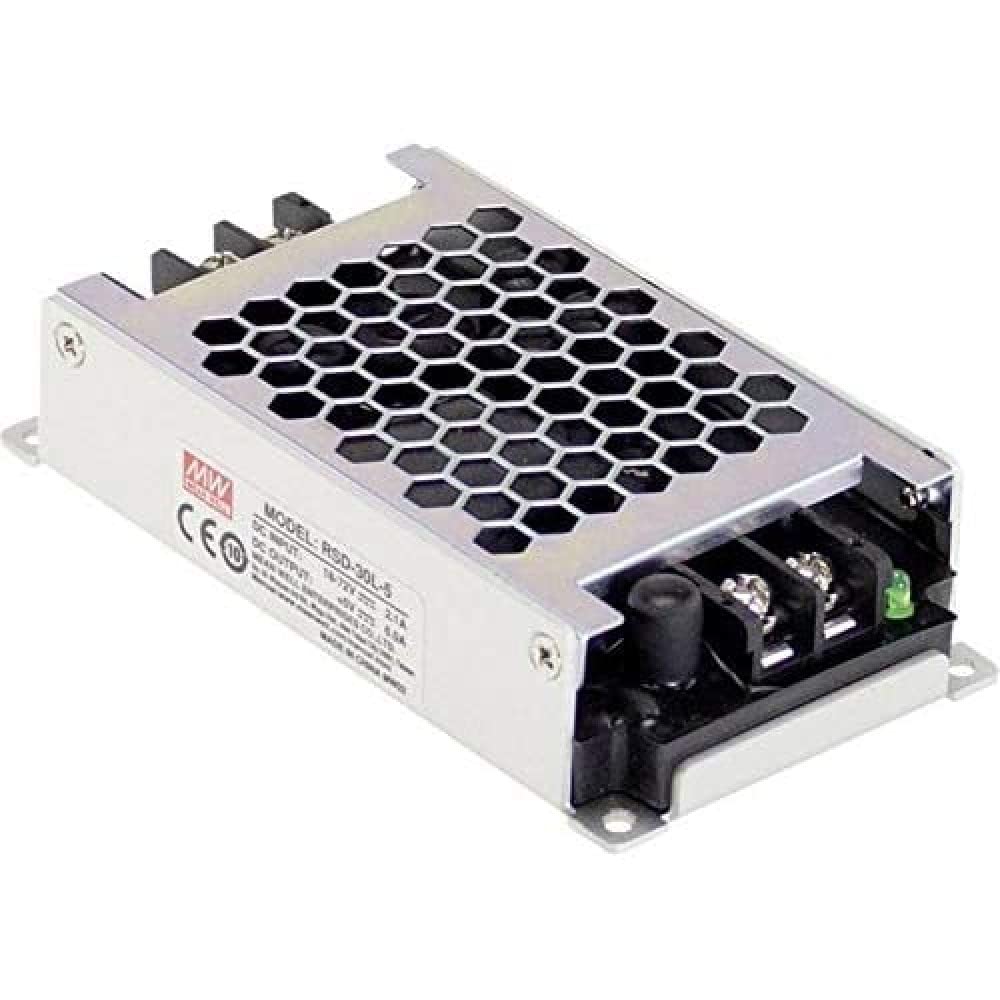 Mean Well RSD-30L-12 DC/DC Converter 24V/DC, 36V/DC, 48V/DC, 72V/DC - 12V/DC/2.5A 30W