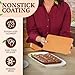 GOTHAM STEEL XL Brownie Pan with Dividers Nonstick Baking Pan for All Edge Brownies with Removable Divider, 2 in 1 Cake Pan + Brownie Baking Tray with 24 Pre-Cut Molds, Non-Toxic Oven/Dishwasher Safe