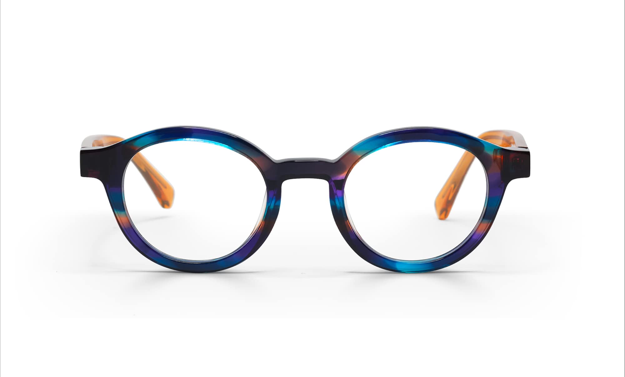 eyebobs - TV Party | Premium Reading Glasses for Men and Women | Round Frame for Average Faces | Available in 0.0x - 4.0x