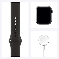 Vista 6 de Apple Watch SE (GPS + 40 mm) - Carcasa de aluminio plateado con banda deportiva blanca (renovada)